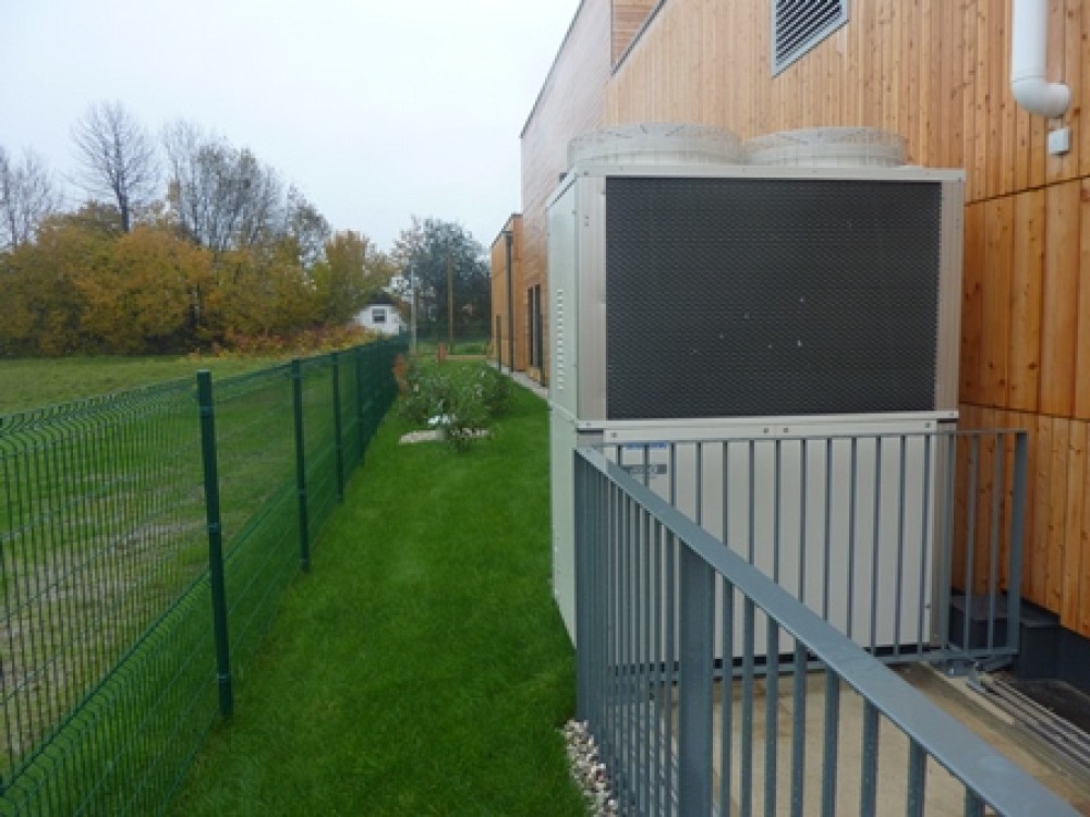 Plinska toplotna črpalka Panasonic v vrtcu Hrušica