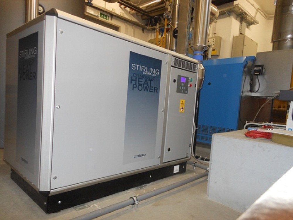 SPTE z  motorjem Stirling